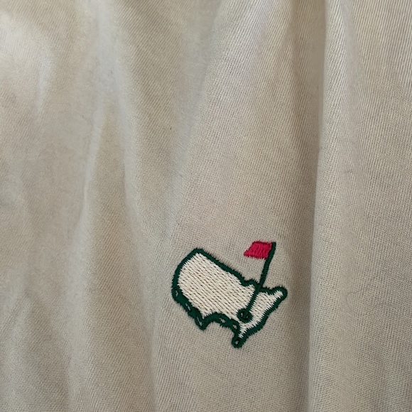 Amen corner 60'S TWO-PLY DOUBE MERCERIZED light yellow masters golf shirt S - Picture 4 of 16